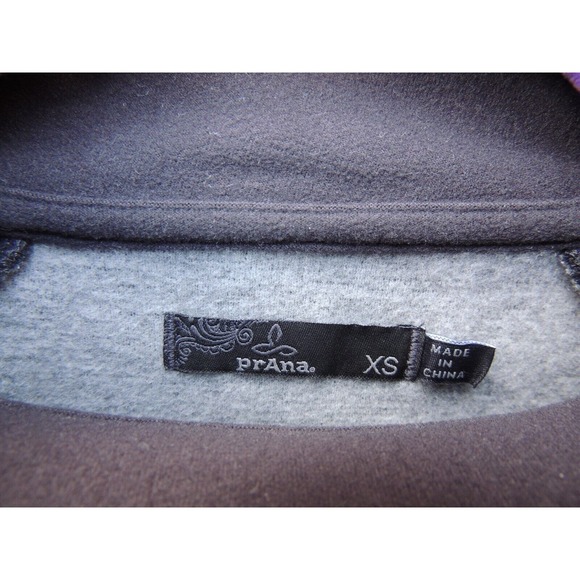 PrAna Brandie Wool Blend Sweater XS Snap Closure Neck - Picture 4 of 7